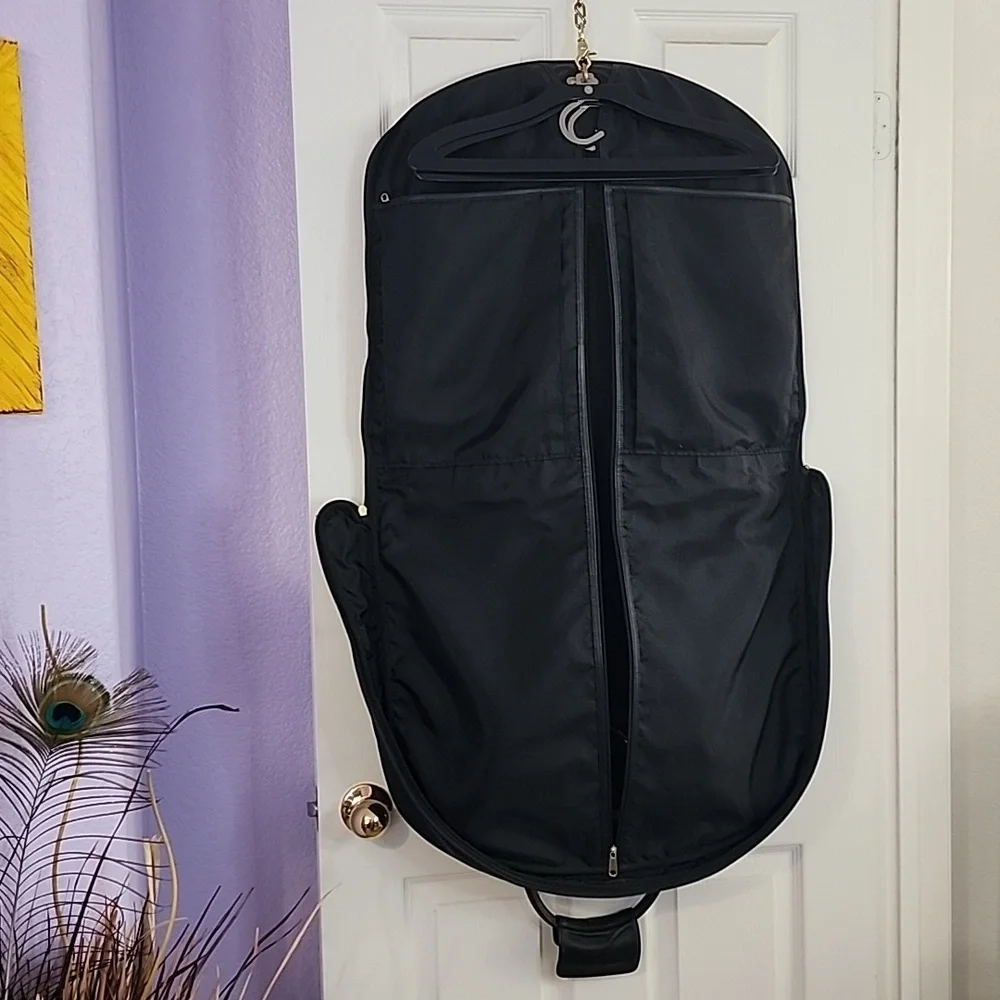 Rare Exclusive Lexus x Coach Limited Edition Black Leather Full Size Garment Bag